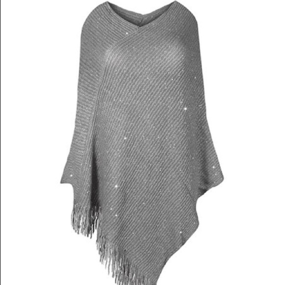 🎀• Glitter poncho